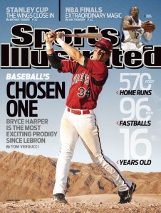 Bryce Harper, the projected first pick of next years draft, was deemed the "Chosen One" by Sports Illustrated. (Photo Courtesy of sportsillustrated.com)