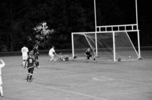 Midfielder Elliot Markus scored the only goal of the game only seven minutes in. Photo courtesy of Chip Gerfen.