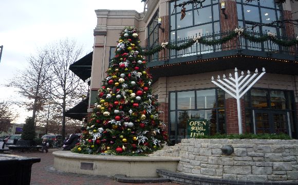 Businesses, like the local Barnes & Noble, and the overenthusiastic among frequently jump the gun on holiday decorations, and it's just plain annoying. Photo by Stewart Longsworth.