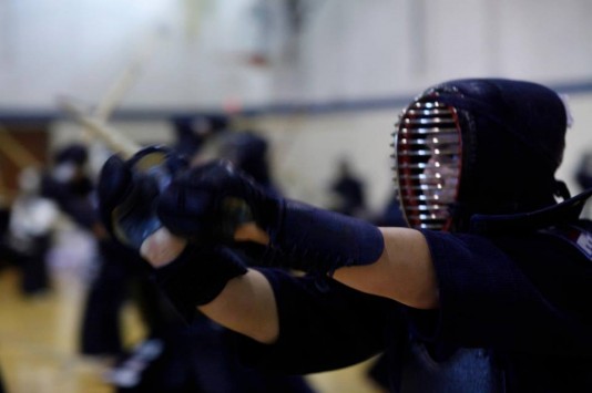 Junior Alistair Faghani practices Kendo at an average of eight hours per week. Faghan has a second-degree black belt in Kendo, and plans to continue competing nationally. Photo courtesy Alistair Faghani. 