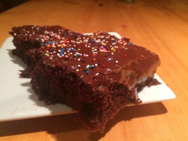 Buttermilk brownies are a tasty winter alternative to the traditional holiday treat. Photo by Emma Anderson.