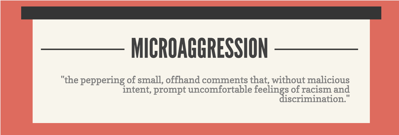 Image result for MICRO AGGRESSION