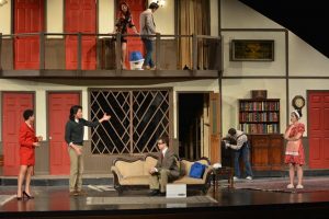 Unlike past years, Whitman drama's annual play will be a comedy. The actors have been preparing since before winter break. Photo courtesy Christopher Gerken.