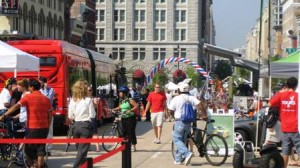 Thousands of DC area residents participated in this year's Car Free Day, Sept. 22.  Photo courtesy of Metropolitan Washington Council of Governments.