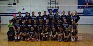 Both the Whitman and Magruder teams joined together to honor the memory of Denise Schaefer. Photo by Carolyn Price.