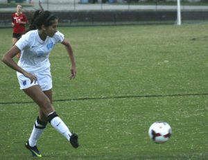 Captain Cristina Valianatos in last years game against Quince Orchard. Photo by Jonah Rosen.