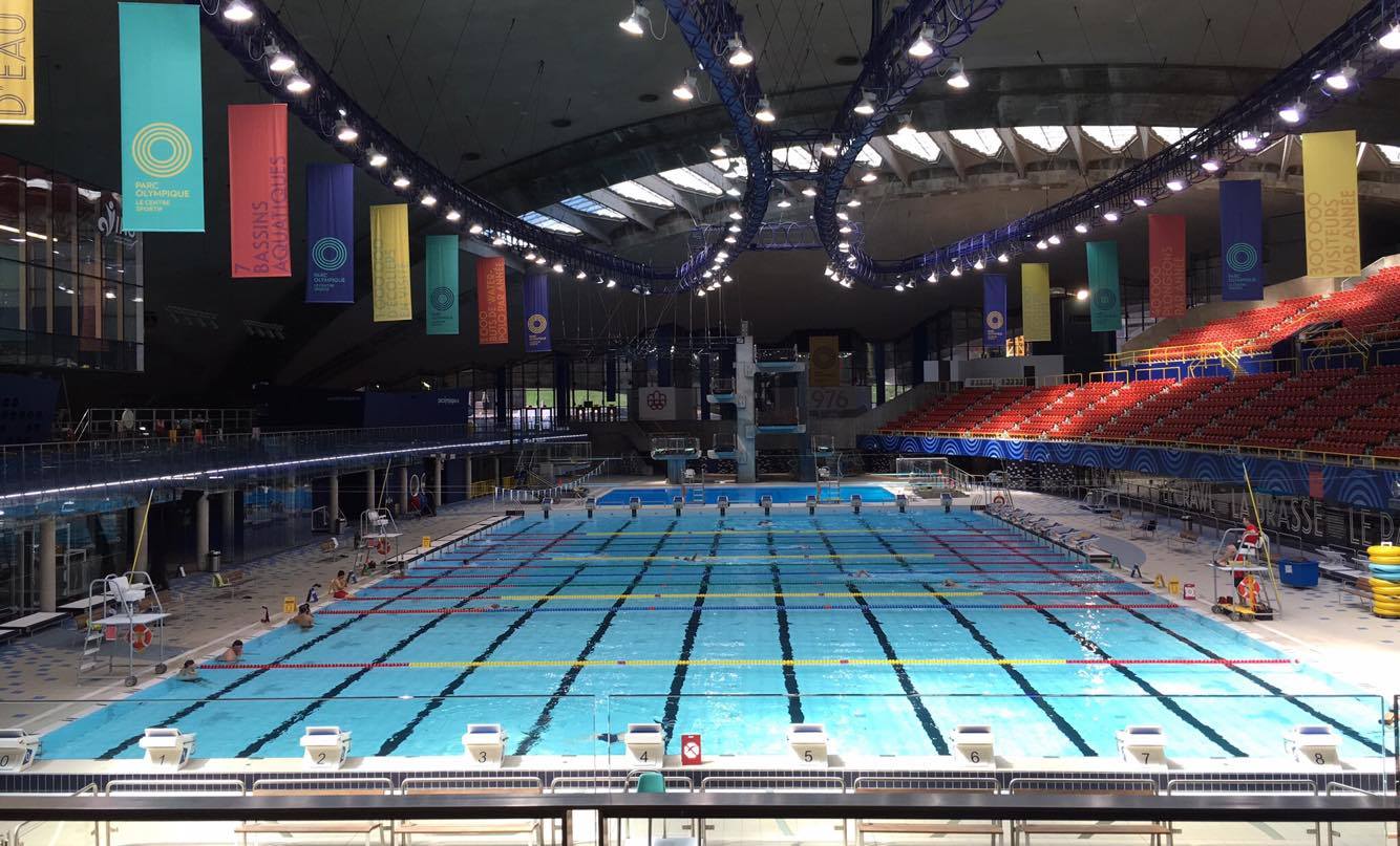 The Olympic pool at Montreal's 1976 stadium. Photo by Justin Baker.
